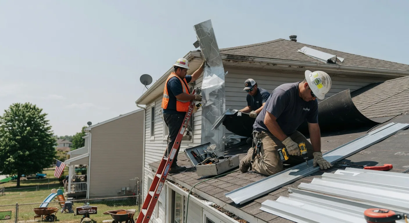 Metal Roof Repair in Wellesley Island, NY
